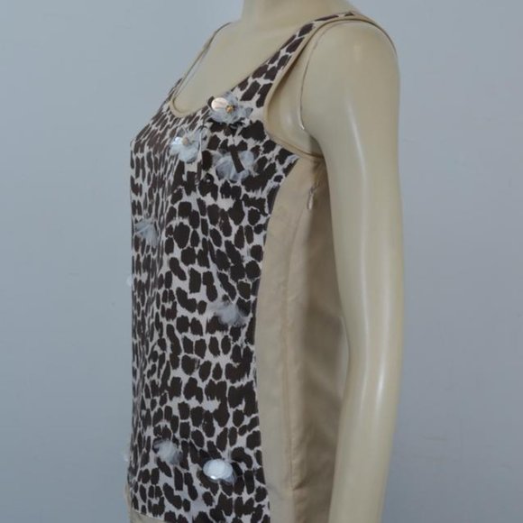 J. Crew Chic Animal Print Silk Blouse, 0, NEW - Picture 4 of 11